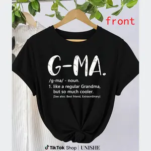 100% Cotton G-Ma Shirt – Mother’s Day Top for Women Grandmas