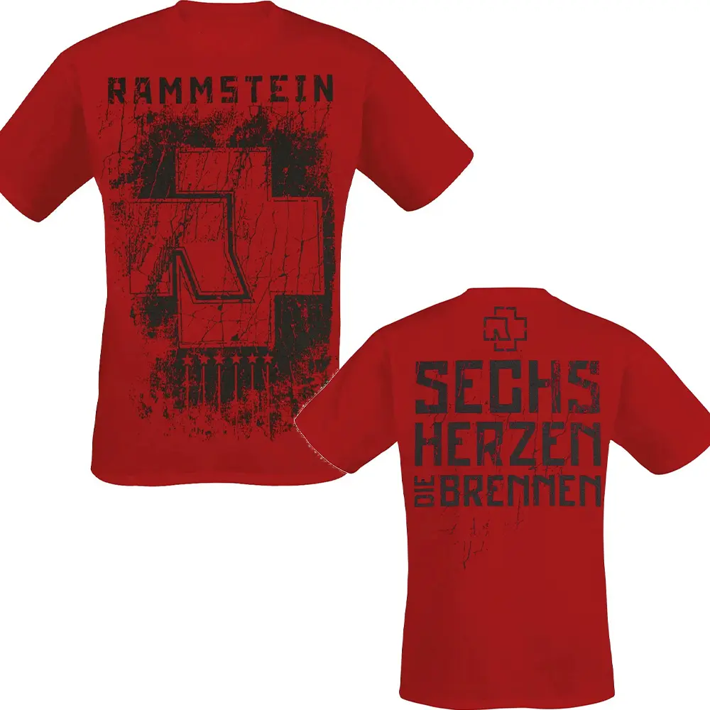 Rammstein Concert Tour Tee POD Limited Edition Band Shirt