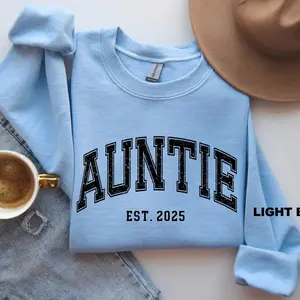 Custom In My Aunt Was an Aunt Sweatshirt, New Aunt to Be Gift Best Aunt Ever Shirt, In My Surrogate Aunt Era, Aunt Bestie