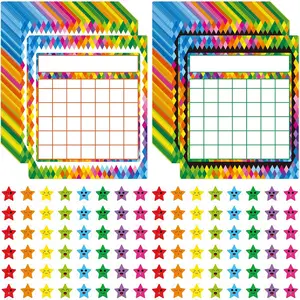 66 Pack Classroom Incentive Chart with 2080  Stickers for  - Reward Chart for Positive Behavior Chores