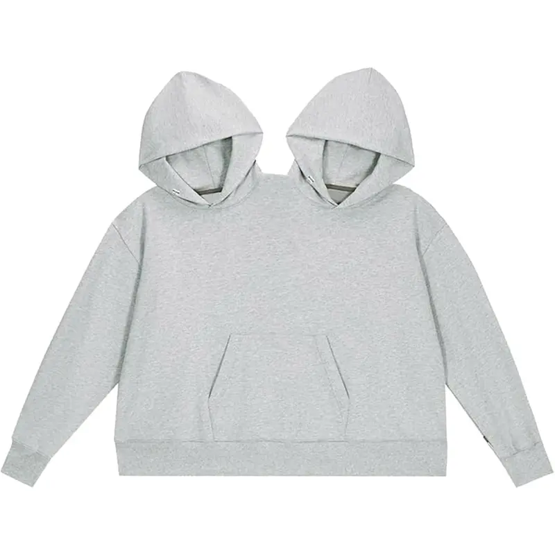 Couples Clothing Set - Casual Velvet Long Sleeve Basic Hoodies with Sweatpants, Funny Matching 2-Person Outfit for Couples