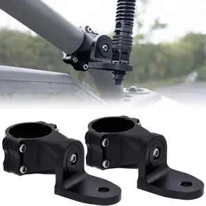 Aluminum CNC Whip Light Mount Bracket with 360° Rotation Capability