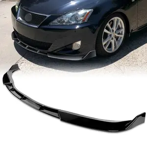 STP-Style Front Bumper Lip Body Kit Spoiler Compatible with 2006 - 2008 Lexus IS250 / IS350 Base Model Only Bumper