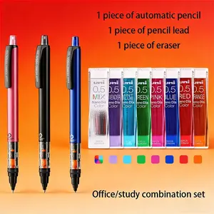 Best combination for office/study, Mitsubishi UNI-450 pencil set combination, pencil+pencil lead+eraser combination, suitable for painting and writing, with a variety of pencil lead colors to choose from, high-quality lead, Art Supplies