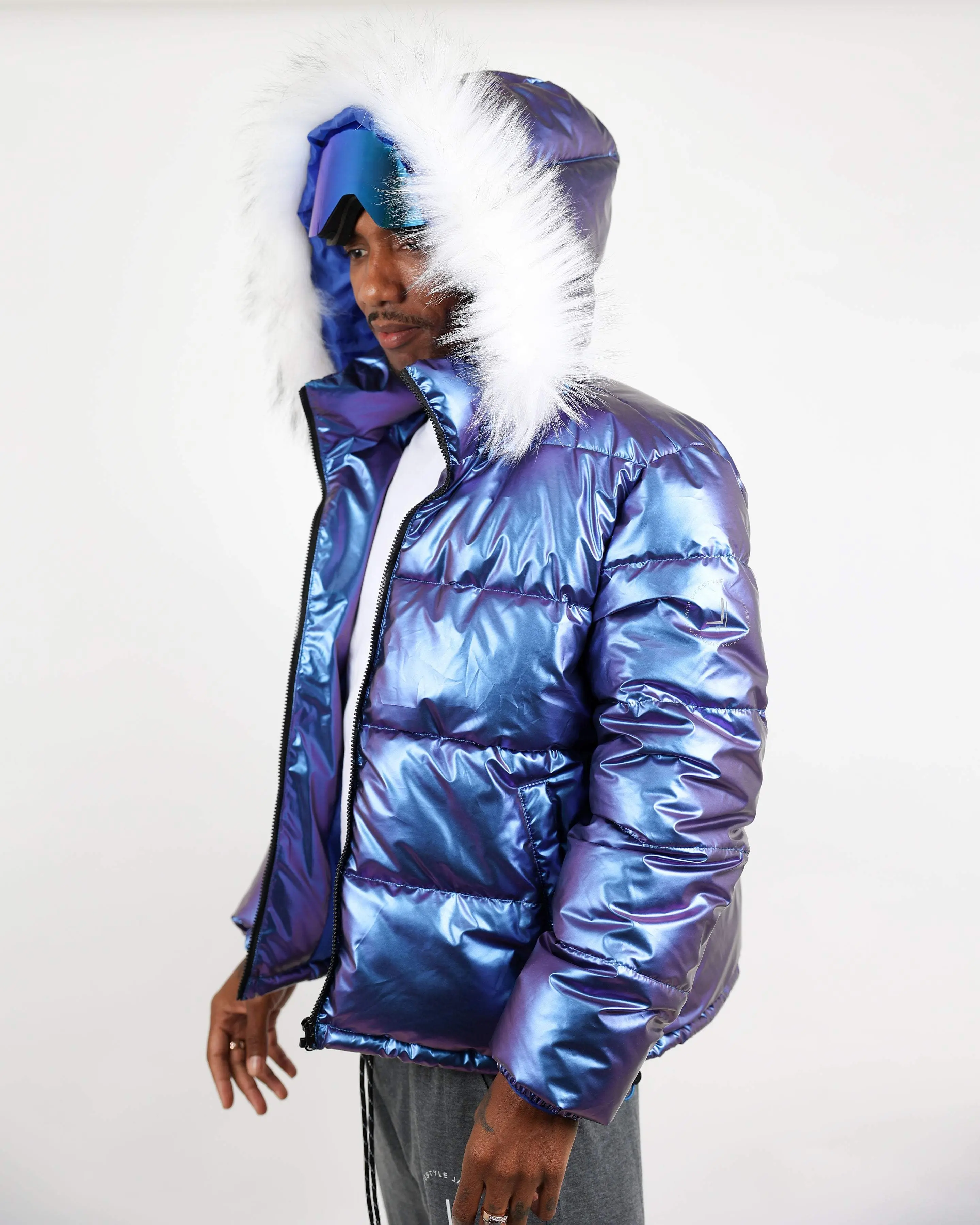Lavish Bubble Jacket w/Fur (Mens)