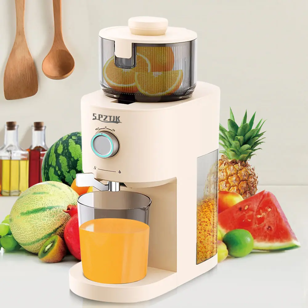 SPZTJK Juicer Chute Fits Whole Fruits! Pulp-Free Smooth Juice No SPZTJK Juicer Chute Fits Whole Fruits! Pulp-Free Smooth Juice No
