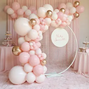 Enchanting 104-Piece Pink Balloon Arch Kit – Stunning Mixed Color Latex Balloons Ideal for Weddings, Birthdays & Festivals – Transform Your Celebration into a Dreamy Atmosphere!