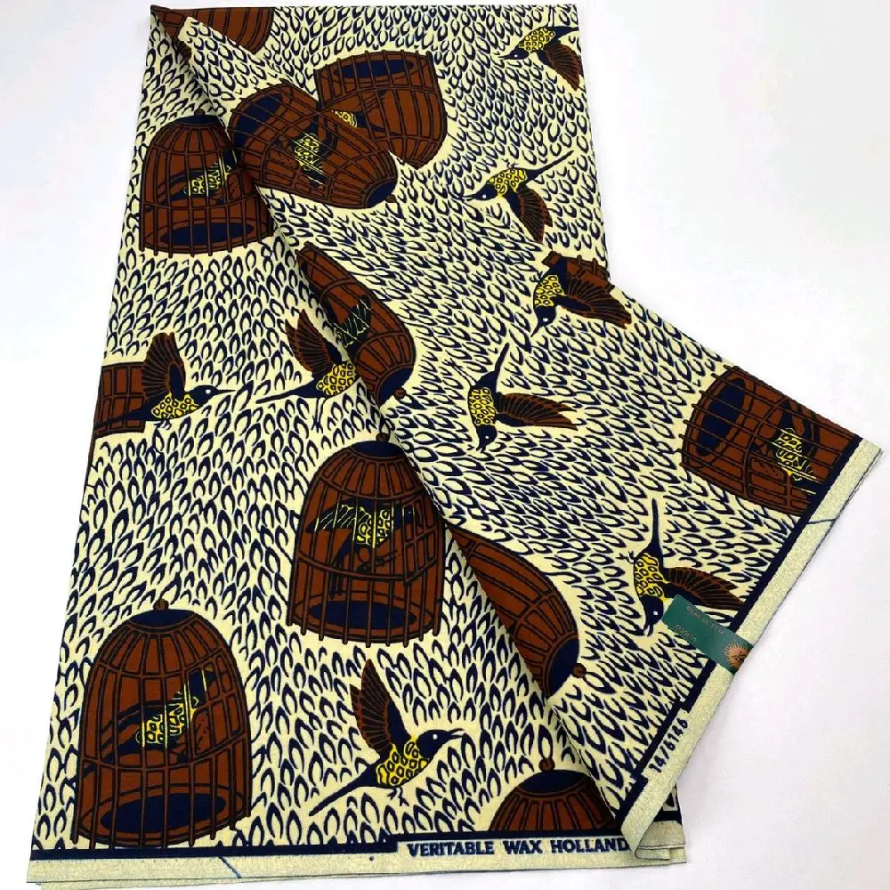 Authentic African Print 100%Cotton 6yards