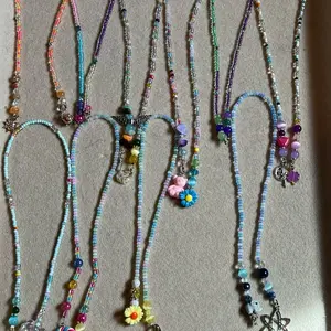 Live claim Handmade Beaded Bookmark | 14–17 Inch Seed Bead Book Marker with Charms message with custom