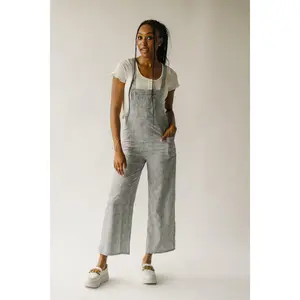 The Dillard Abstract Patterned Jumpsuit in Grey