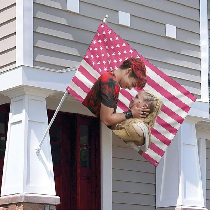 60in x 40in Funny American Malachi Flag Poster Wall Hanging Fabric Print Blanket Tapestry- For Bedroom,Living Space, Kitchen Decor, Gift Idea, Wall Decoration,Outdoor, University Dormitory Barton