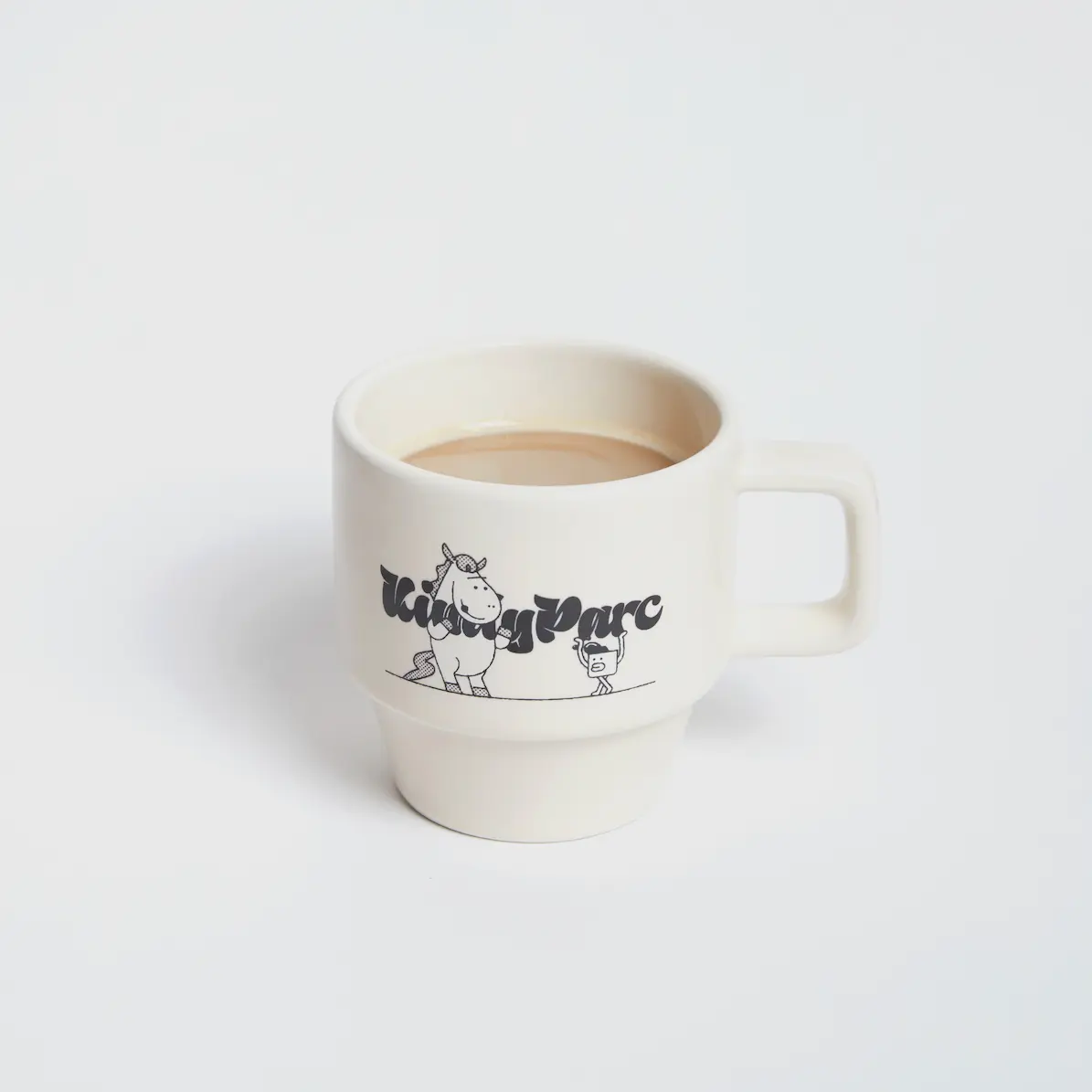 Kimlyparc Daily Stack Mug 7oz - Drinkware, Porcelain, Microwave & Oven  safe, Stackable, Coffee Cup, Ceramic, Navajo White, Washable, Stackable,  Reusable - TikTok Shop