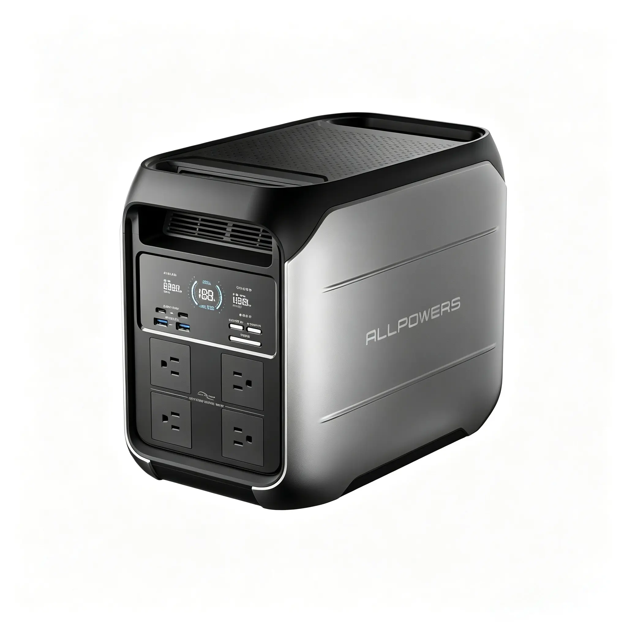 (2026 NEW)ALLPOWERS R1800 Portable Power Station 1024Wh,Fast charging,LiFeP04 Battery,Suitable for OutdoorCamping,RV,Home Backup Power Station Solar Generator