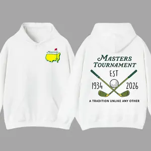 Classic Golf Hoodie Vintage Tournament 1934–2026 Crossed Clubs Design Hoodie Sweatshirt T-Shirt, Golf Fan Gift Idea, Retro Golf Style Apparel, Unisex Hoodie for Men Women Casual Outfit