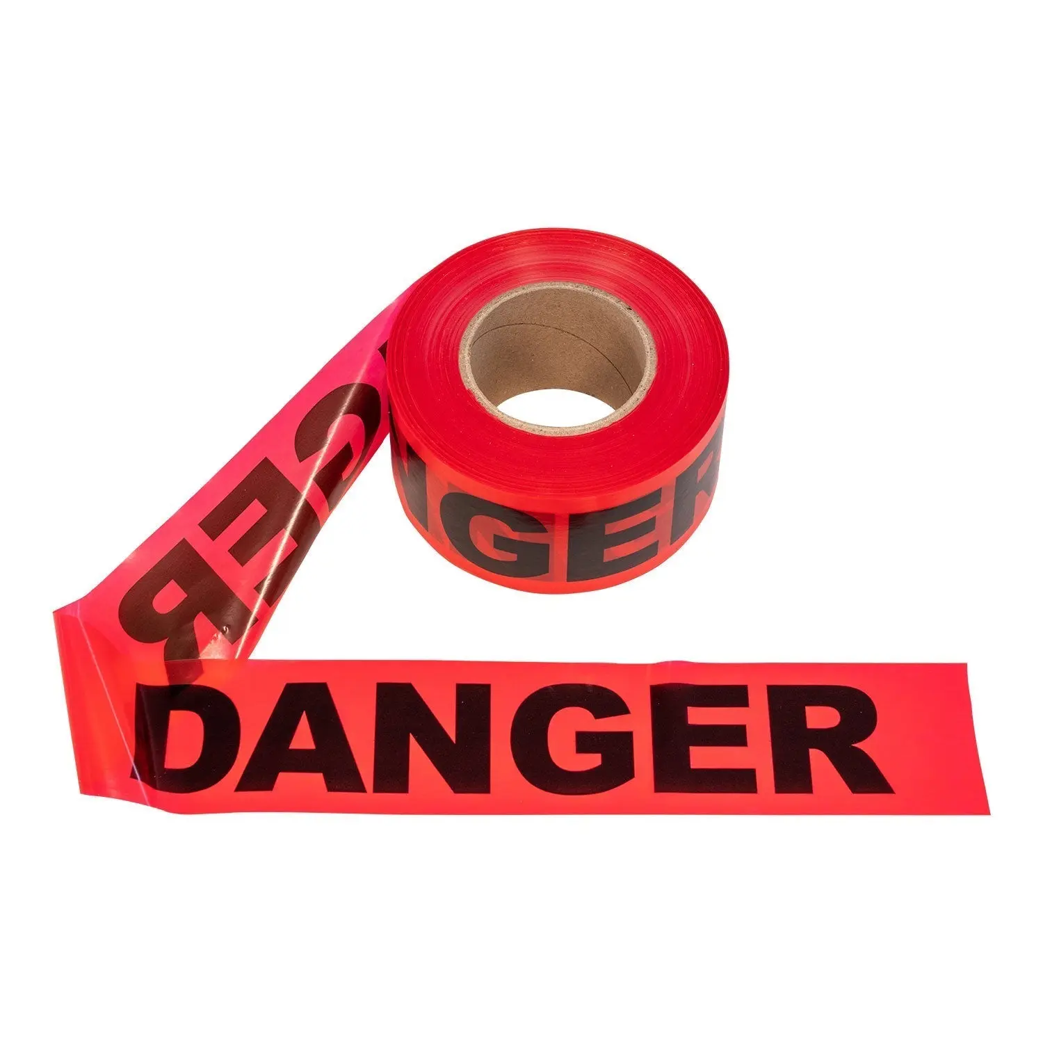 Cordova 2.0-MIL Red Danger Barricade Tape, Measures 3 in. x 1000 ft. Each Roll,