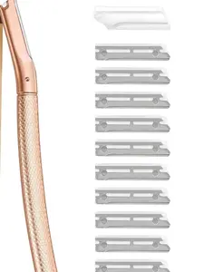 Face Shaving Razor for Women – Dermaplane Exfoliating Tool with 12 Refill Blades – Peach Fuzz & Facial Hair Remover