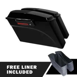 TCMT Hard SaddleBags Speaker Lid Key Fit For Harley Touring Streeet Glide 1994-2013