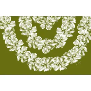 Aloha De Mele Pareo in Summer Green