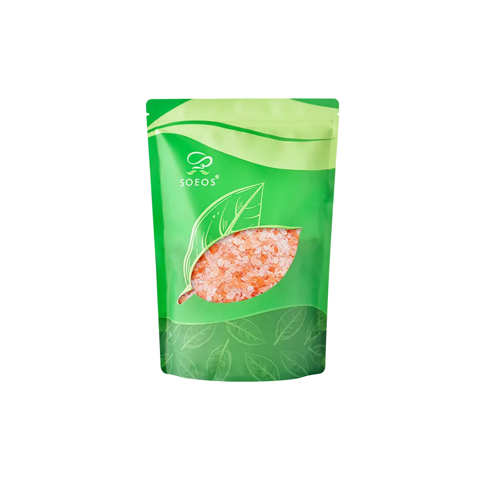 Soeos Himalayan Pink Salt, Coarse Grain, 5 Lbs (Pack of 1), Non-GMO Himalayan Pink Salt, Kosher Salt, Sea Salt for Grinder Refill Flavor Natural