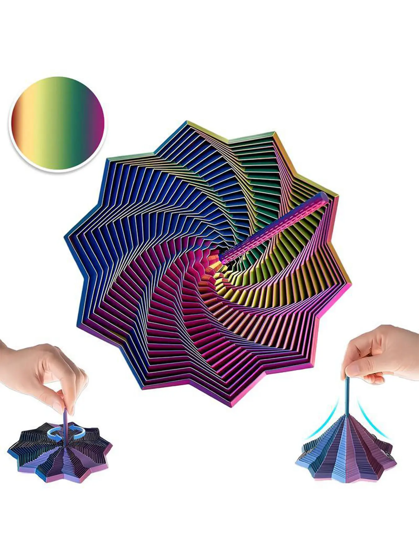 3D Printed Expanded Sensory Fidget Star, New Stress Relief Sensory ...