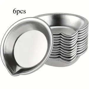Stainless Steel Paint Palette Set, Round Mixing Trays for Artists, Durable Metal Art Supplies for Home and School Use