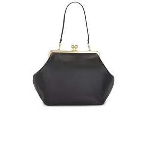 Coach Kisslock Frame 27 Bag in Black