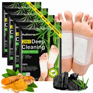 Natural Ginger Detox Foot Pads, Foot Detox Patches for Toxin Removal, Stress Relief & Better Sleep, Deep Cleansing Foot Pads with Bamboo Vinegar & Ginger for Foot Care Alternative Therapeutic Wellness mothersdaygift Summer Vibes