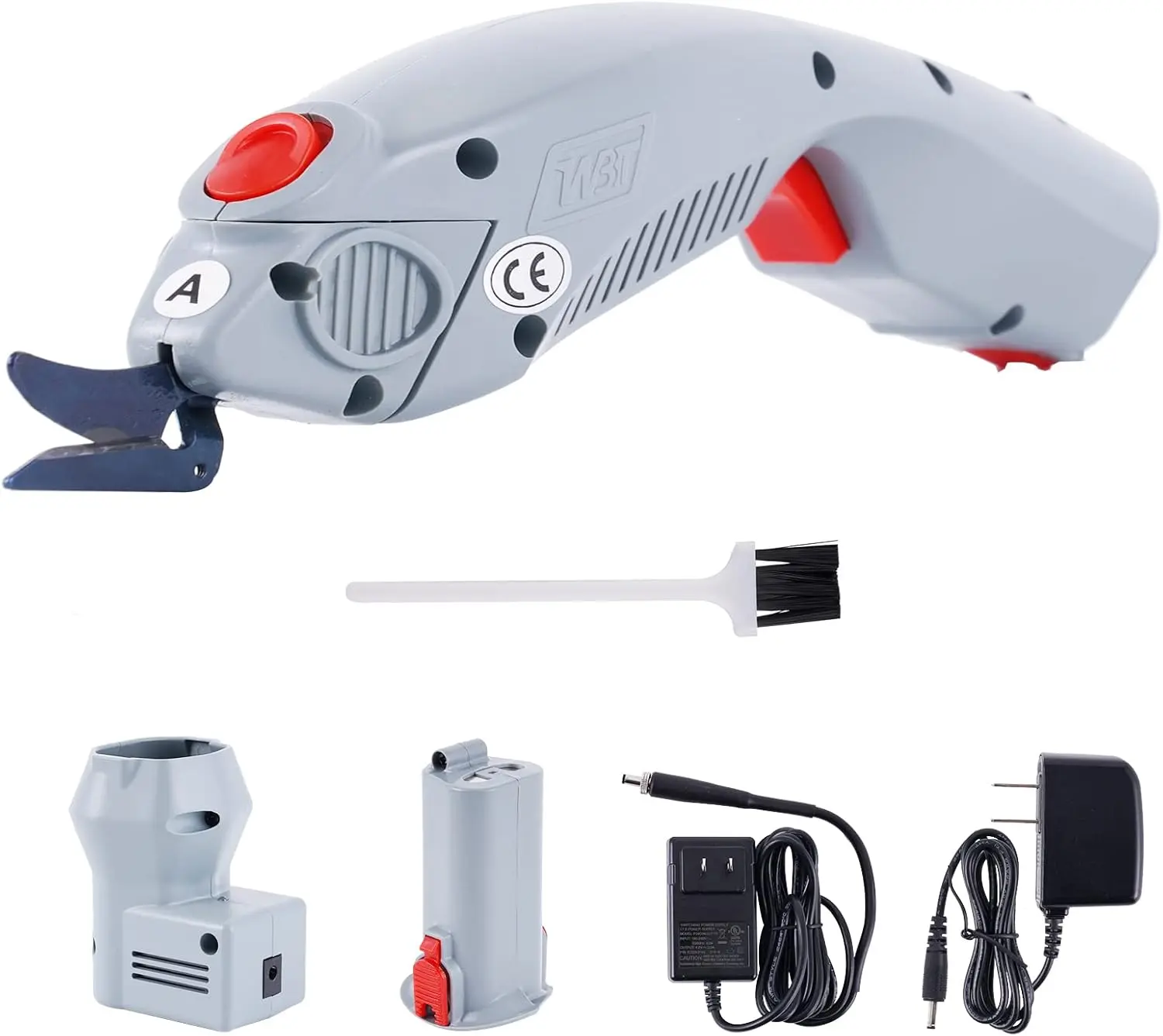 Wbt-1 Electric Fabric  Cordless Fabric Shears Rechargeable Cloth  for Carpet/Leather/Rubber/Paperboard (1  & A )