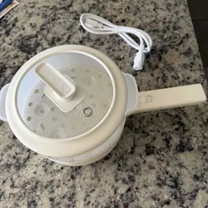 Ceramax Electric Hot Pot 1.5qt Nonstick Mini Cooker with Lid