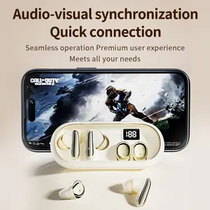 Bluetooth wireless earbuds, small discreet in-ear earphones, sleep and sports earbud set (2 pairs), mini design with short handles, suitable for work, sports, and sleep; perfect women’s decorative earbuds, a perfect gift tiktok shop finds u st have tech
