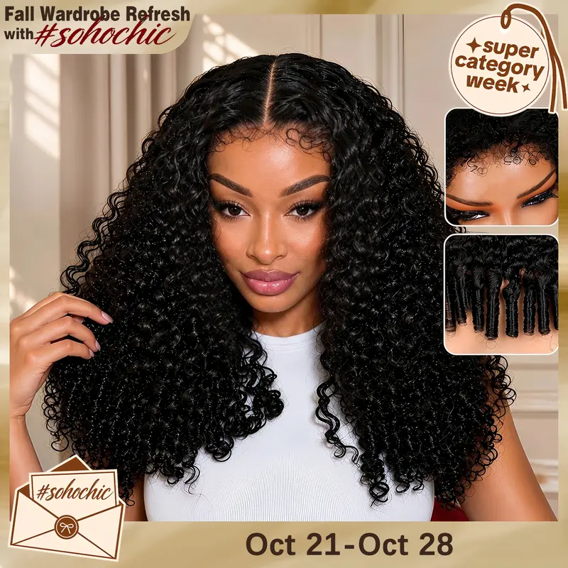 [Realistic Newborn Hairline]4C Edges Burmese Curly Wig 250% Density 13x6 Lace Front Wigs Human Hair Transparent HD Lace Frontal Wig Pre Plucked Pre Bleached Knots 4C Edges Realistic Hairline Burmese Curly Wig For Black Women
