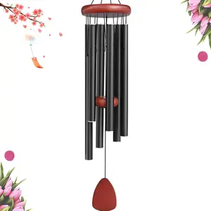 Large Aluminum Wind Chimes with Wind Catcher – Zen Outdoor Decor for Garden, Patio & Yard, Memorial Gift for Mom, Neighbor & Friends
