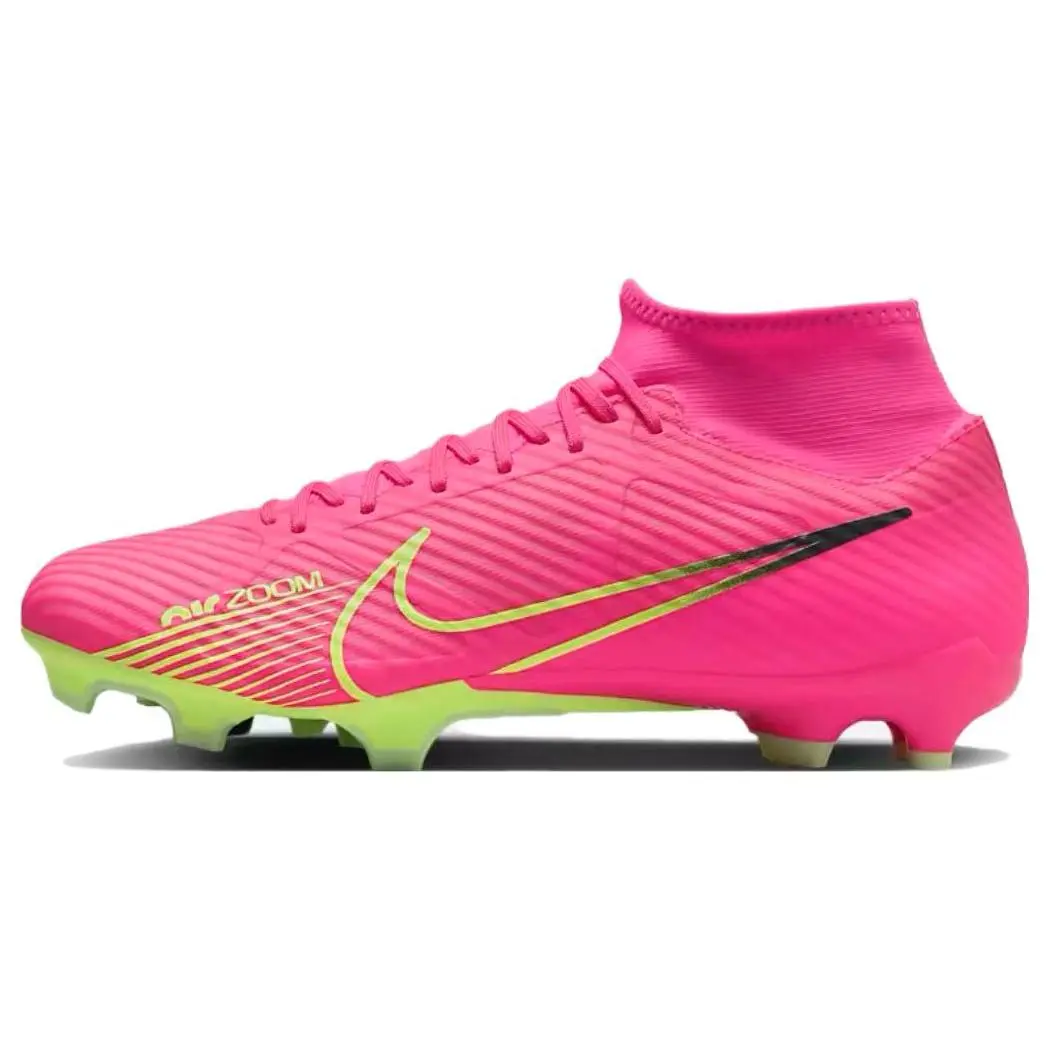 Nike Zoom Mercurial Superfly 9 Academy MG Luminous Pack Versatile Comfort Soccer Cleats Unisex Pink Blast Gridiron DJ5625-605