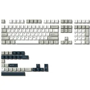 Womier PBT Keycaps Set, Doubleshot Keys Cherry Profile Custom Keycap for 61/64/68/84/87/100/104/108 Mechanical Keyboard