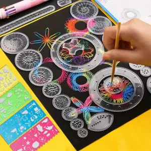 DIY Magic Transforming Ruler Set, 22pcs/44pcs Fun Educational Drawing Tools, Art Kit, Art Pen, Christmas Gift, Birthday Present, Student Reward