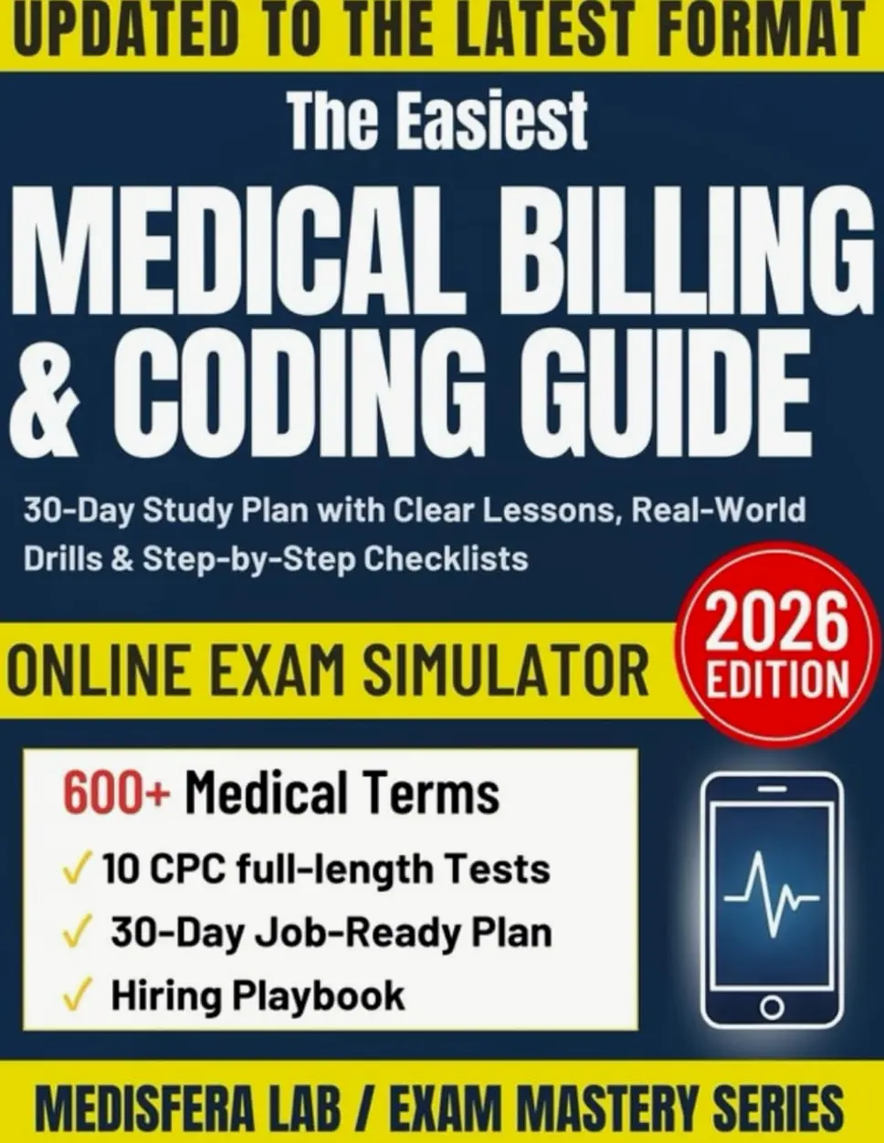 Medical Billing & Coding Guide Made Simple: 30-Day Study Plan with Clear Lessons, Real-World Drills & Step-by-Step Checklistsundefined