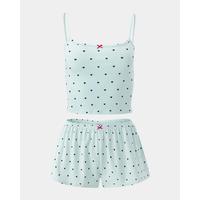 Crystal Blue Polka Dot