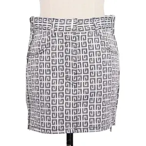 Pre-owned GIVENCHY Others Small Leather Goods Monogram 4G Jacquard Mini Skirt