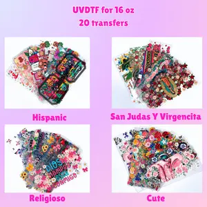 UV Sticker Decal For 16 oz - 20 decals mix bundle