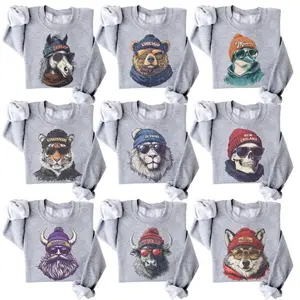 Vintage Animal Spirit Football Graphic Sweatshirt, Game Day Football Sweatshirt City Football Sweatshirt, Team Mascots The Ultimate Lineup Sweatshirt,, Animal Football Sports Pullover