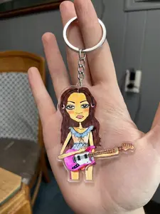 2026 Droppdeaad 2 side Keychain,Music Pop Keychain,Gift For Woman And Man
