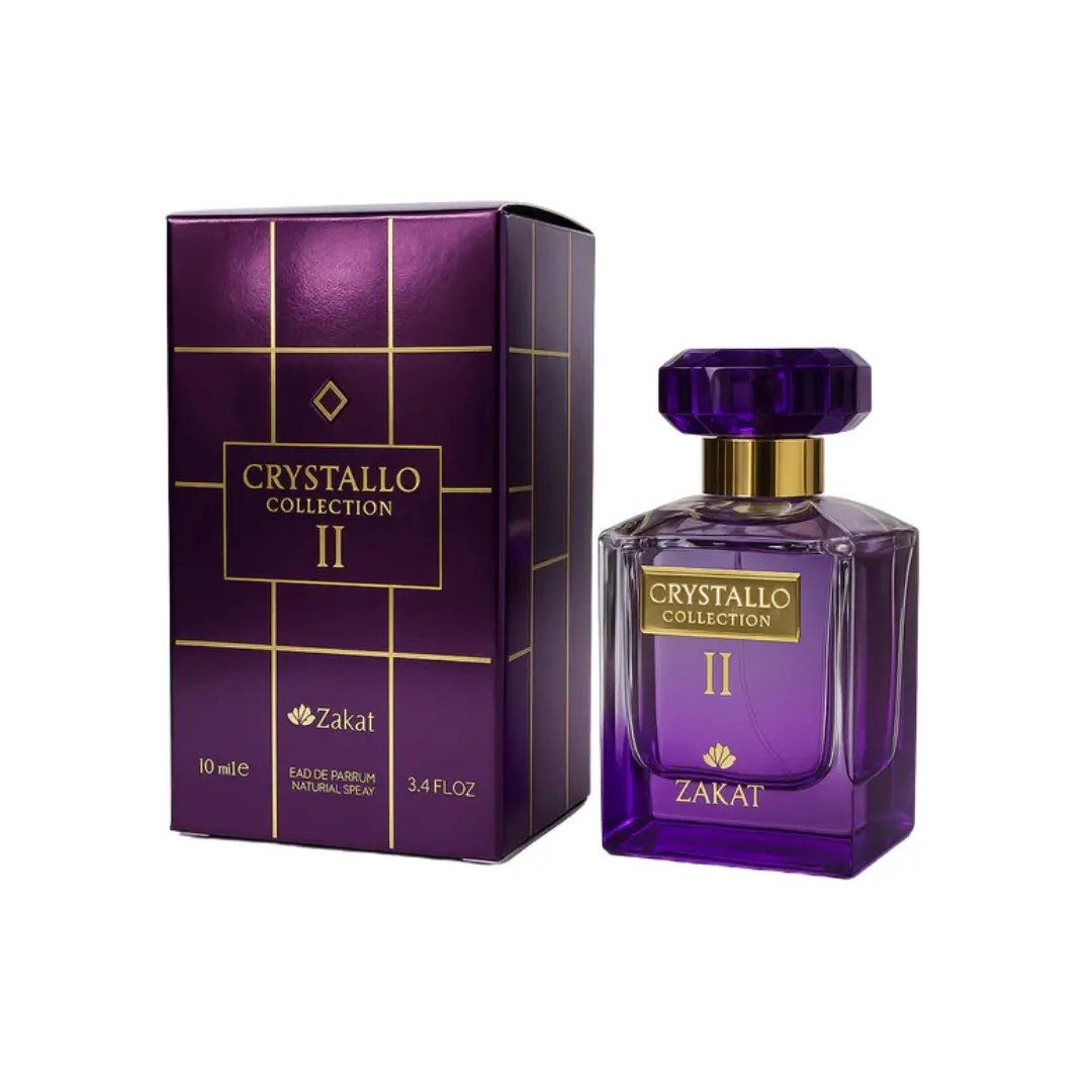 ZAKAT PARFUMS Crystallo Collection II Unisex Eau de Parfum, 100 ML-3.4 oz, Citrus, Floral & Sweet Notes