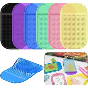 Anti-Slip Tools Sticky Mat for  Painting Tray Sticky Gel Pad Non-Slip Universal Mount Holder for Tray 5D   Painting Tools Accessories for Adults