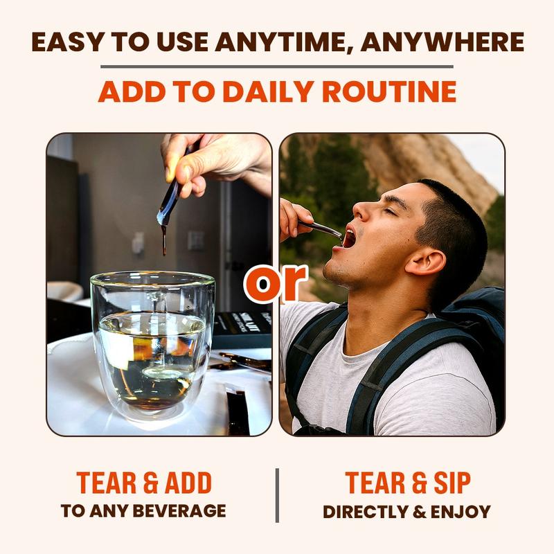 Natruveda Himalayan Shilajit Honey Sticks for Men & Women -  75%+ Fulvic Acid & Trace Minerals - Raw Honey, Saffron & Himalayan Shilajit Resin - Energy Support - (Pack of 10) Natural