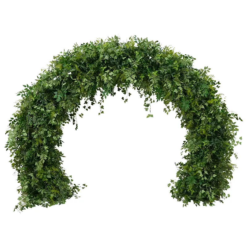 S-A8872 Mori Greenery Plants Leaves Arrangement for Wedding Backdrop