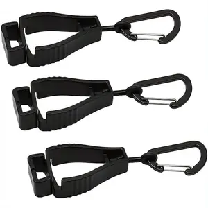 3pcs Glove Grabber Clip Holder Work Safety Glove Keeper Guard Labor Worker Glasses Helmets Hanger Clamp Catcher Belt Holder