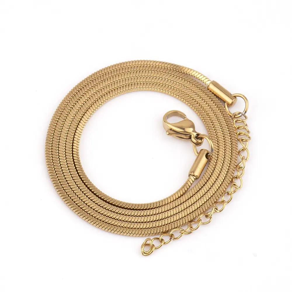 Square Snake Chain   Gold