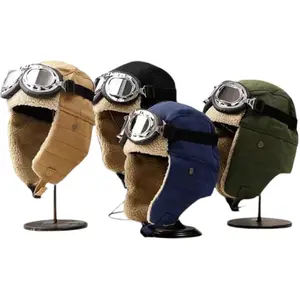 Canva Winter Hats With Goggles