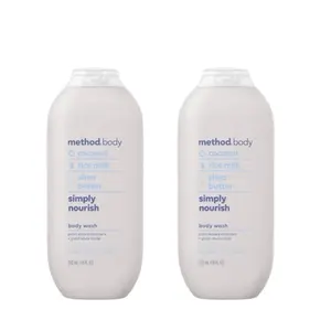 Method Body Wash Simply Nourish 18oz Pack of 2