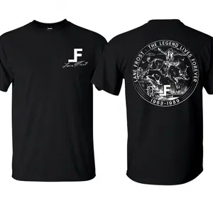Lanefrost T-Shirt, Vintage Bull Rider Shirt, Retro Rodeo Cowboy Tee, Legend Lives Forever LF Merch 2 sided TShirt, Gift For Him,  Western Outfit, MADE IN USA
